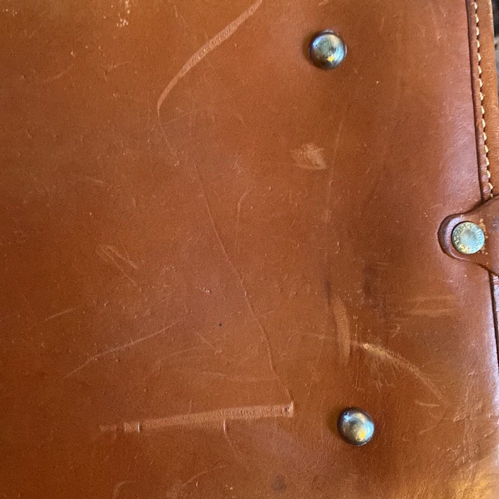 Dooney & Bourke Tan Leather Satchel Bag - Picture 11 of 12